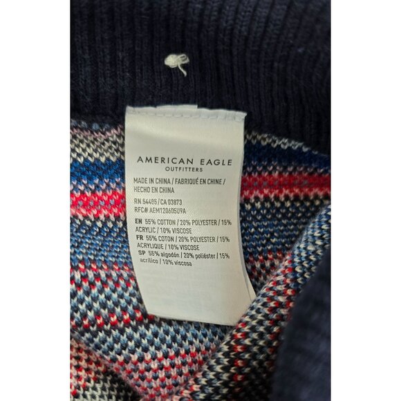 American Eagle Llama Print Knit Joggers Large Cozy Warm animal print warm soft - Picture 6 of 7